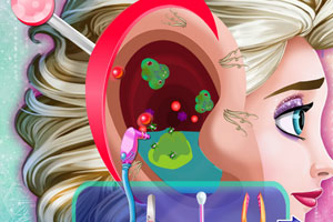 艾莎看耳科医生