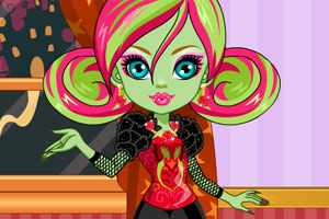 怪物高中女孩化妆