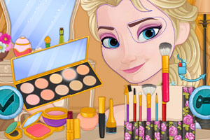 艾莎教你化妆