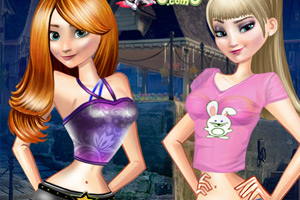 冰雪姐妹大换装