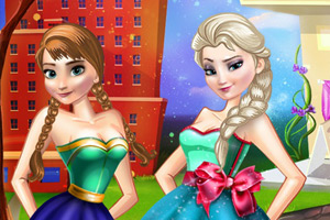 冰雪姐妹大换装