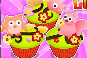 美味的杯子蛋糕