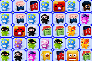 可爱小怪连连看