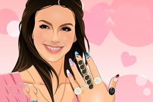 跟维多利亚学美甲