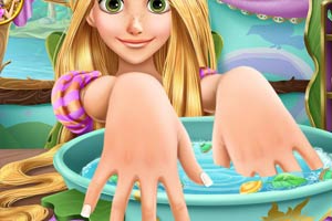 长发公主去美甲