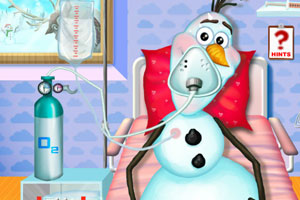 照顾生病的雪宝