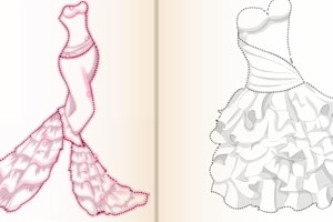 芭比的时尚晚礼服