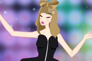 迷人的明星装扮