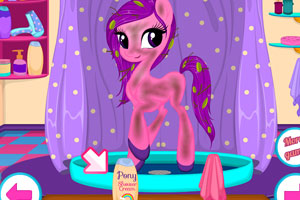 照顾可爱的彩虹天马