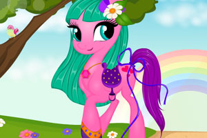 照顾可爱的彩虹天马