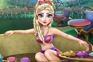 艾尔莎庆典前美容