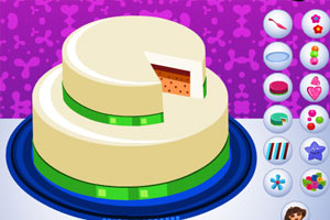 美味的朵拉蛋糕