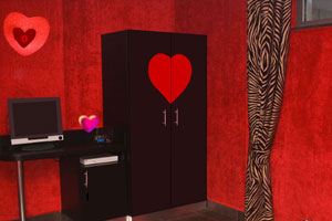 逃离爱心房间