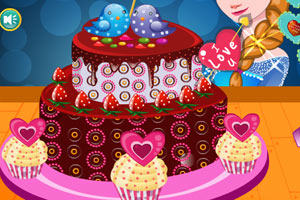 艾莎的情人节蛋糕