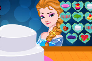 艾莎的情人节蛋糕