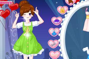 可爱情侣情人节