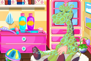 照顾可爱的小鹿