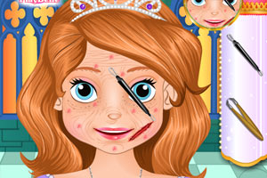 索菲亚的脸部治疗