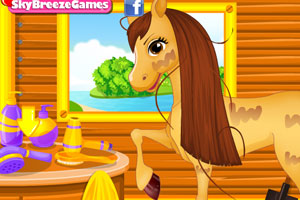 贝尔公主的宠物马