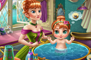 安娜宝贝外出装扮