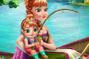 安娜宝贝外出装扮