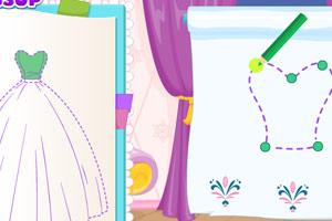 冰雪奇缘婚纱礼服