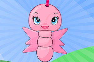 打扮可爱的蝴蝶