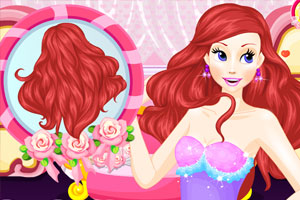 人鱼公主的婚礼发型