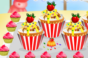 爆米花纸杯蛋糕