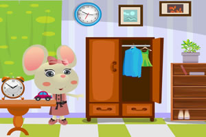 鼠小妹收拾房屋