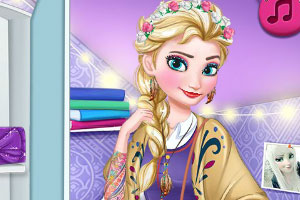 打扮冰雪姐妹花