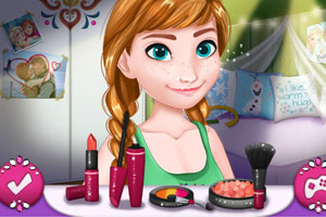 打扮冰雪姐妹花