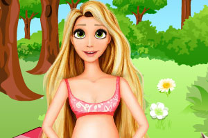 孕妇长发公主去野餐