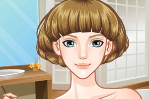 美女的时尚发型