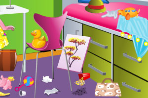 小公主整理房间