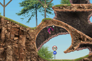 超能陆战队骑自行车