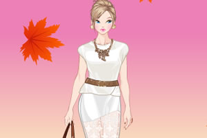 马克西长裙装扮