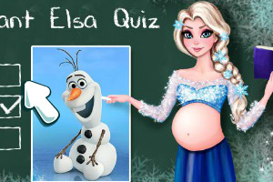 准妈妈艾尔莎当老师