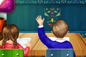 准妈妈艾尔莎当老师