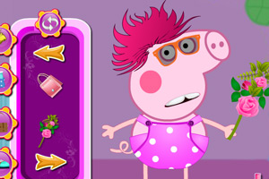 可爱的粉红小猪