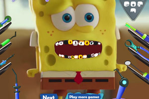 海绵宝宝去看牙