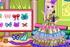 设计艾莎的礼服