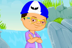 爱野餐的小男孩