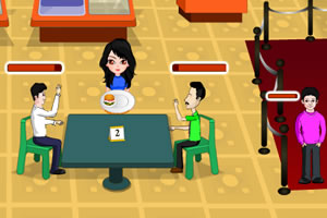 女生的汉堡小店