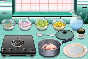 跟莎拉学做云吞面