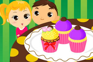 儿童美味七彩小蛋糕