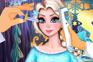 艾尔莎看眼科医生