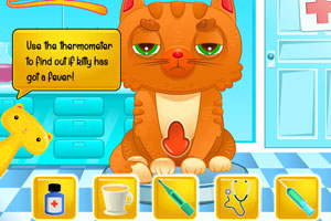 可爱小猫看医生