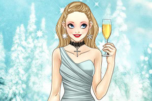 公主参加冬季舞会