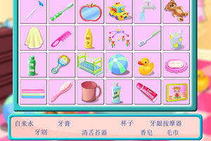 可爱宝贝爱刷牙